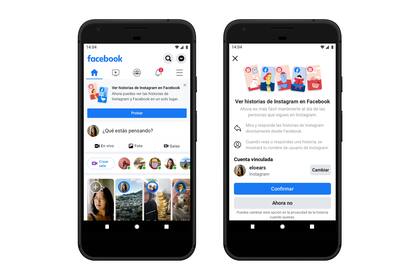 Las Stories de Instagram en Facebook es una función que Instagram evalúa de forma limitada entre algunos usuarios de la Argentina