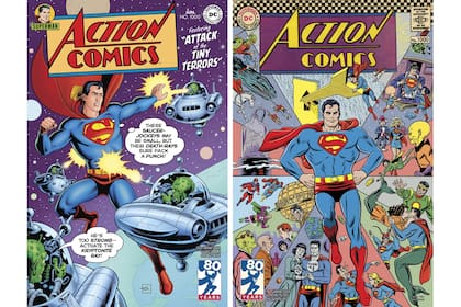 Las tapas conmemorativas de Superman para su edición número 1000