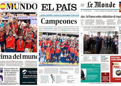 Las tapas de algunos de los principales medios del mundo tras la derrota de la selección argentina
