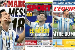 Los diarios del mundo, deslumbrados por la actuación de Messi y el nuevo récord que rompió