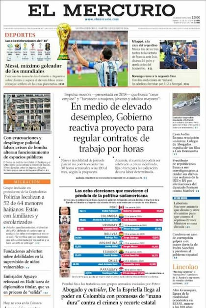Las tapas de los diarios del mundo tras el triunfo de la Selección Argentina frente a Austria en el Mundial de fútbol 2026