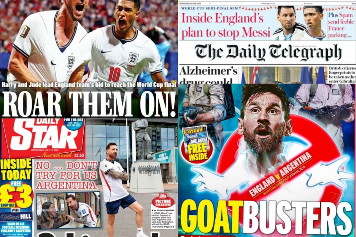 Las tapas de los medios deportivos británicos y sus comentarios sobre Lionel Messi