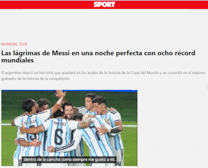 Las tapas del mundo tras el triunfo de la Selección en el primer partido del Mundial 2026