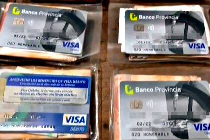 Las tarjetas de débito que le fueron secuestradas a "chocolate" Rigau