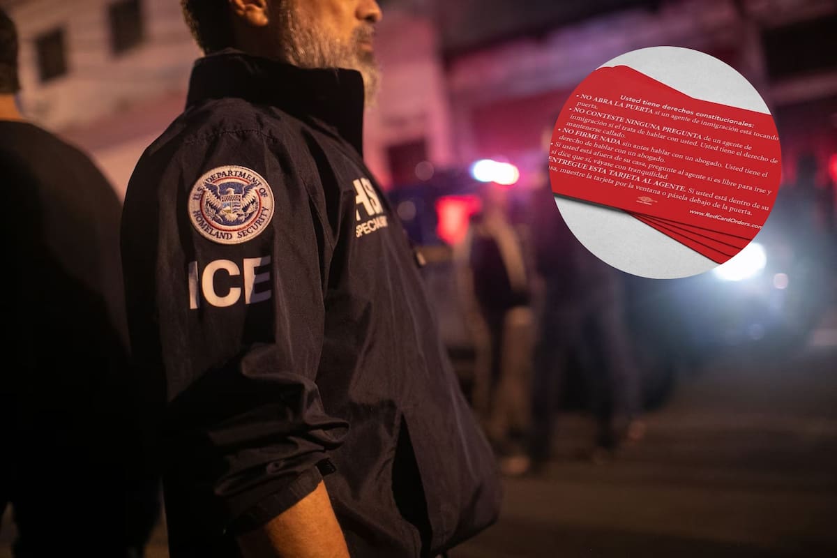 Las tarjetas rojas del ILRC permiten a las personas indocumentadas conocer y ejercer sus derechos constitucionales frente al ICE