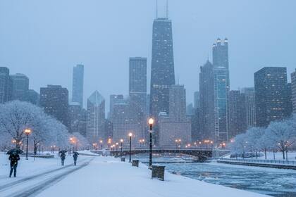 Las temperaturas descendieron hasta los 20 °F (-6 °C) en la mañana del 14 de enero