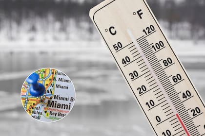 Las temperaturas en Miami, Florida, descendieron durante la madrugada de este jueves 12 de diciembre producto de un frente fío que llegó desde el norte de EE.UU.