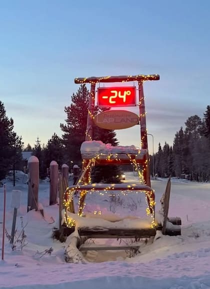 Las temperaturas extremas en Finlandia