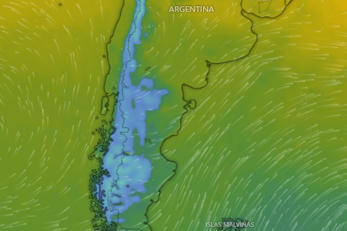 Las temperaturas más frías estarán en el centro-sur y oeste de la Patagonia con mínimas entre -5°C y máximas en torno a los 5°C