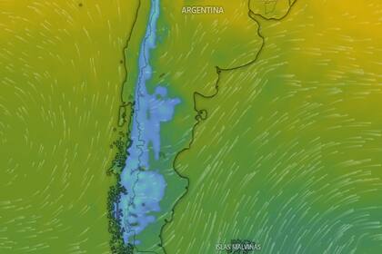 Las temperaturas más frías estarán en el centro-sur y oeste de la Patagonia con mínimas entre -5°C y máximas en torno a los 5°C