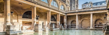 Las termas de Bath, en Inglaterra