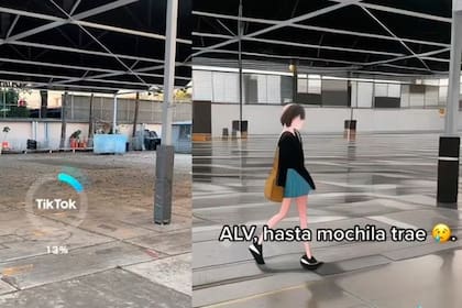 Las terroríficas imágenes se viralizaron en la red social. Fuente: TikTok