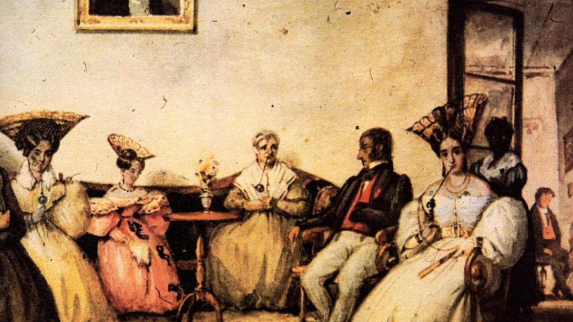 Las tertulias donde se tomaba la bebida de los "haraganes"