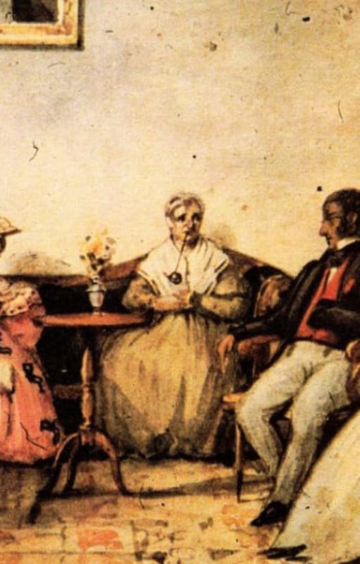 Las tertulias donde se tomaba la bebida de los "haraganes"