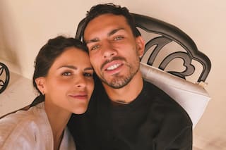 Las vacaciones de Leandro Paredes en Bariloche junto a su mujer y sus hijos