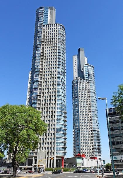 Las Torres Mulieris I y II, las gemelas de Puerto Madero, tienen sol en los cuatro puntos cardinales