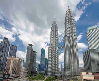 Las Torres Petronas son símbolo del progreso.