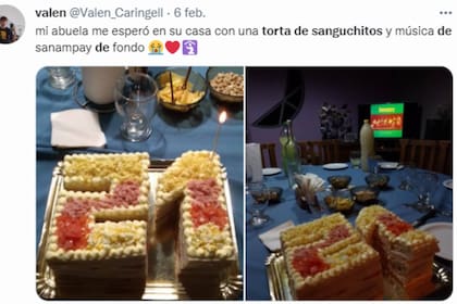 Las tortas de cumpleaños ahora cambiaron mucho (Captura Twitter)
