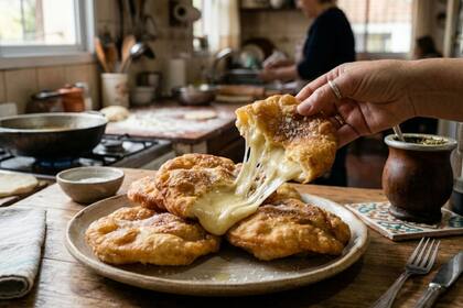 Las tortas fritas de queso son ideales para innovar en las fechas patrias