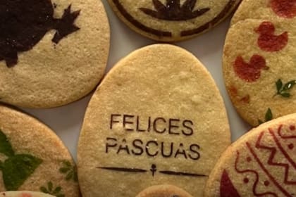 Las tradicionales galletitas de Pascua creadas por las Monjas Benedictinas.