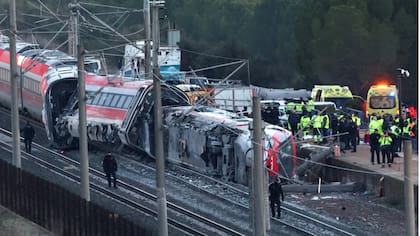 Las tragedias ferroviarias generaron conmoción en la península ibérica