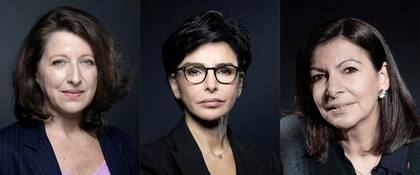 Las tres aspirantes a la alcaldía de París