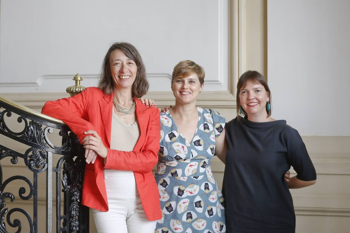 Las tres funcionarias piensan que el arte es un "transformador social"