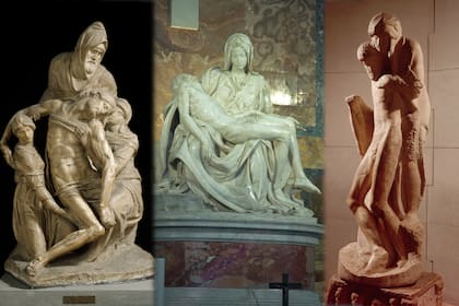 Las tres "Piedad" (Bandini, Vaticana y Rondanini) de Miguel Ángel