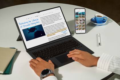 Las tres versiones de Galaxy Tab S9 se venderán en la Argentina (con pantallas de 11, 12,4 y 14,6 con un kit que incluye una funda, un teclado y el lápiz para dibujar en pantalla
