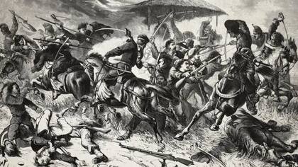 Las tropas de Garibaldi consiguieron una histórica victoria en San Antonio de Salto, durante la Guerra Grande de Uruguay. Foto: Getty Images