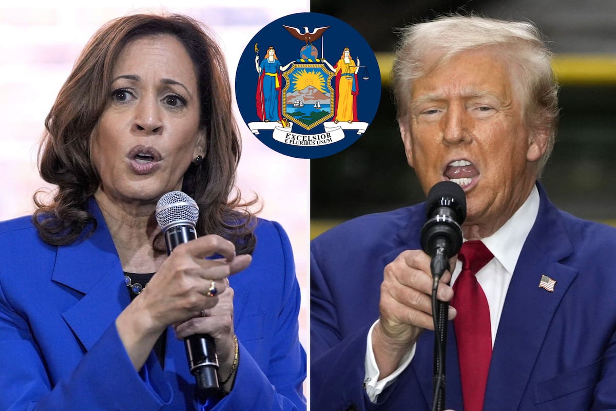 Las últimas encuestas de la contienda entre Kamala Harris y Donald Trump en el estado de Nueva York