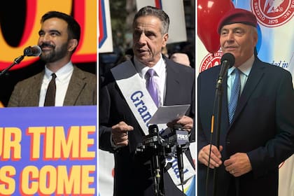 Las últimas encuestas muestran una ventaja amplia de Zohran Mamdani sobre Andrew Cuomo y Curtis Sliwa
