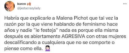 Las usuarias de las redes sociales señalaron a Pichot por sus críticas a Lali.