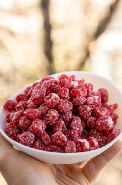 Las uvas congeladas son un tipo de snack saludable que podés comer en cualquier parte del año