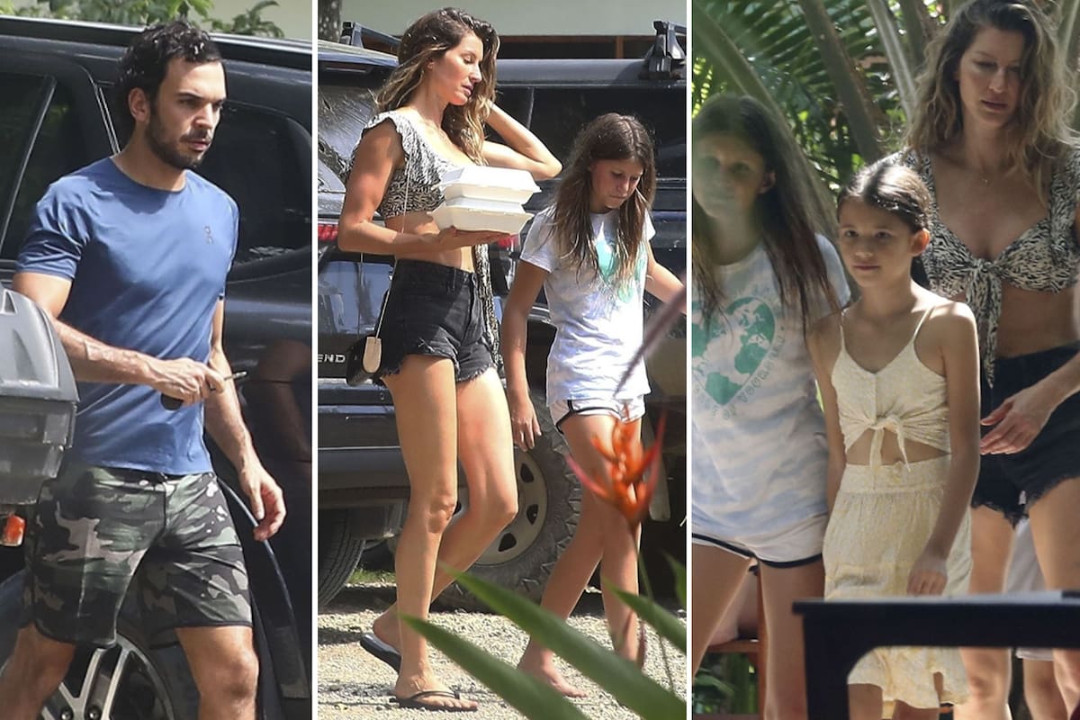 Las vacaciones de Gisele Bündchen con su novio y sus hijos