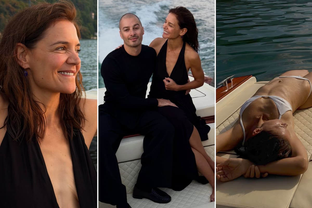 Las vacaciones de Katie Holmes junto a su flamante pareja, Jason Bard Yarmosky, en Italia