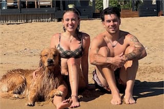 Las vacaciones de Morena Beltrán y Lucas Blondel en las playas paradisíacas de Uruguay