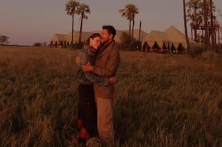 Las exóticas vacaciones de Carla Pereyra y Diego Simeone en África