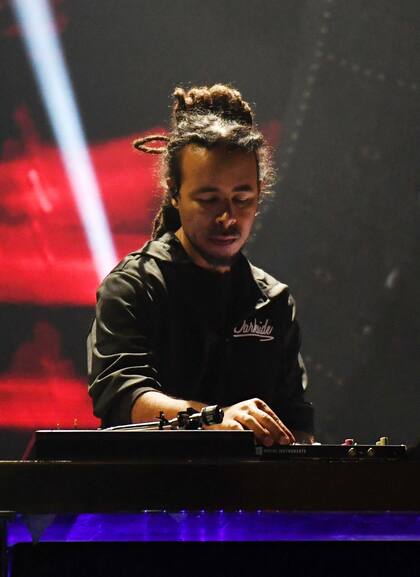 LAS VEGAS, NV - FEBRUARY 02: DJ Chris Kilmore of Incubus performs on the first night of the band's four-show limited engagement at The Joint inside the Hard Rock Hotel & Casino on February 2, 2018 in Las Vegas, Nevada. (Photo by Ethan Miller/Getty Images)