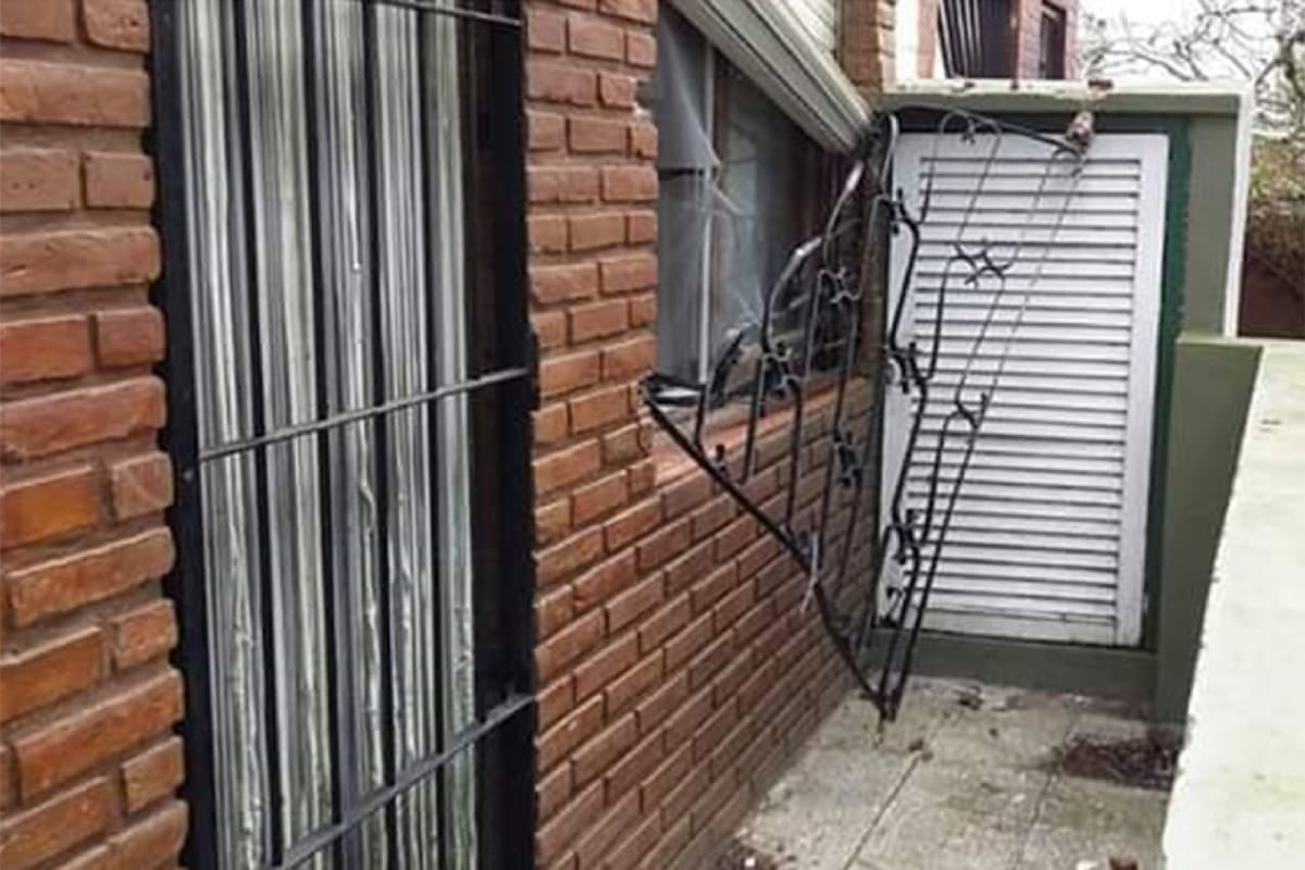 Las ventanas forzadas se volvieron una escena habitual en el Partido de la Costa