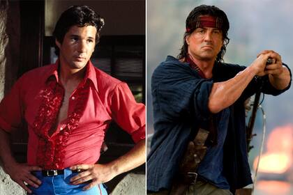 Las verdaderas razones del odio entre Richard Gere y Sylvester Stallone: un jean manchado y la atención de Lady Di