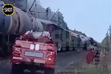 Las vías del tren fueron voladas en la región de Bryansk