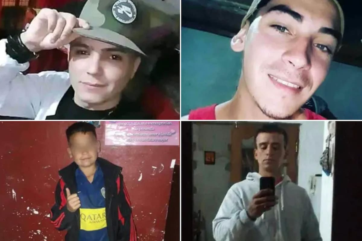 Las víctimas del cuádruple crimen