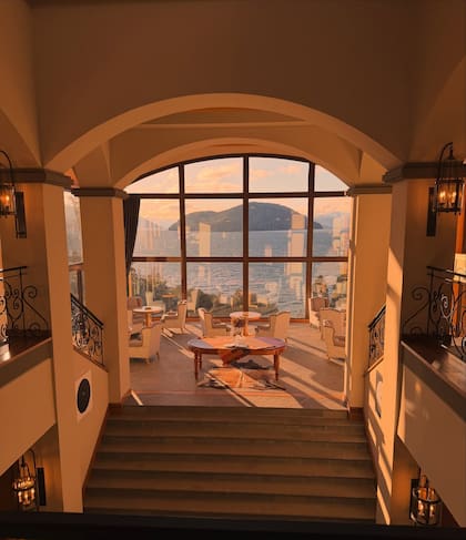 Las vistas del hotel que escogió la familia Paredes