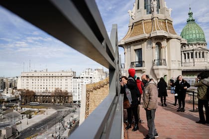 Las vistas panorámicas permiten apreciar las cúpulas de la zona, en especial la del Congreso de la Nación