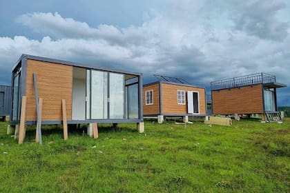 Las viviendas se transportan en cuestión de semanas