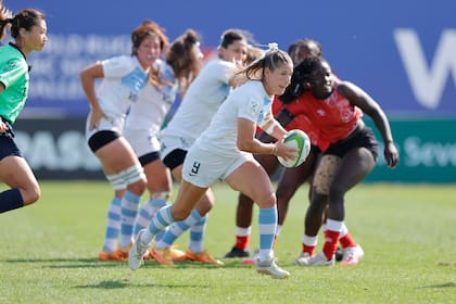 Las Yaguaretés, en el partido de semifinales ante Kenia