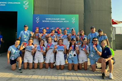 Las Yaguaretés, orgullosas con sus medallas de bronce