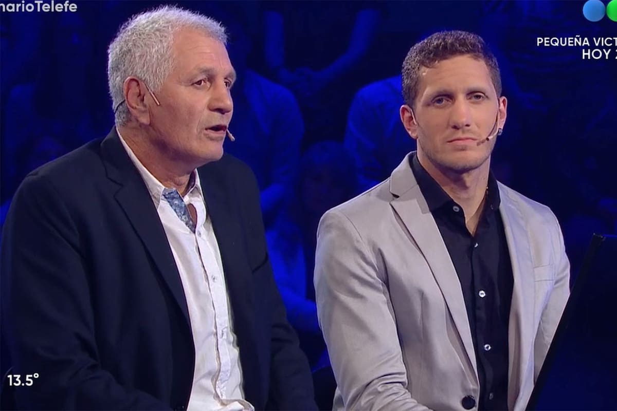 Látigo Coggi junto a su hijo Martín.