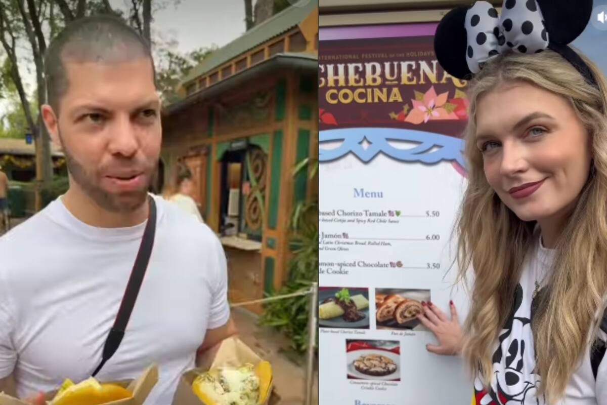 Latino prueba un pedacito de Venezuela en el parque de Disney en Florida (Instagram/@belangelvzla)